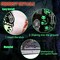 8PCS Halloween Decorations Outdoor, 4pcs Glow in the Dark Black Cat 4pcs Graveyard Tombstones Signs